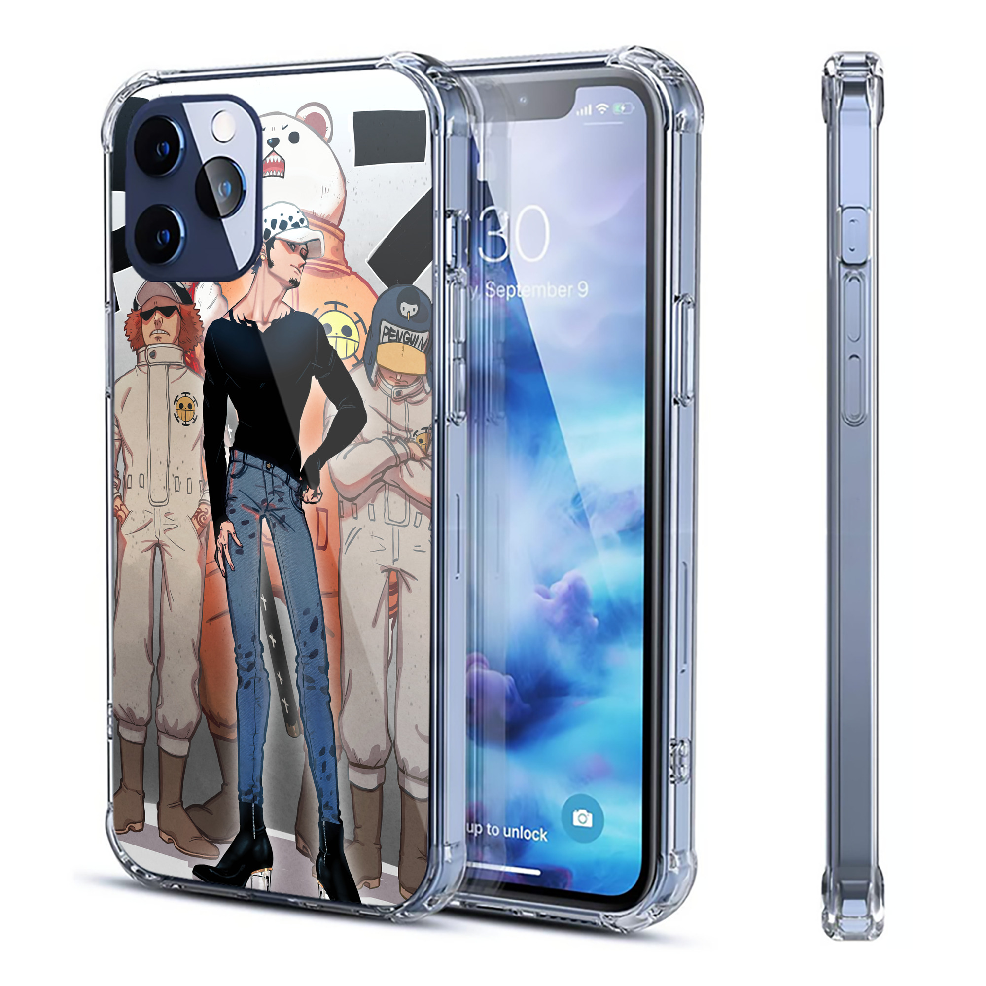 ワンピース ONE PIECE 【iPhone 12シリーズ対応】透明スマホケース（クリアソフトケース）